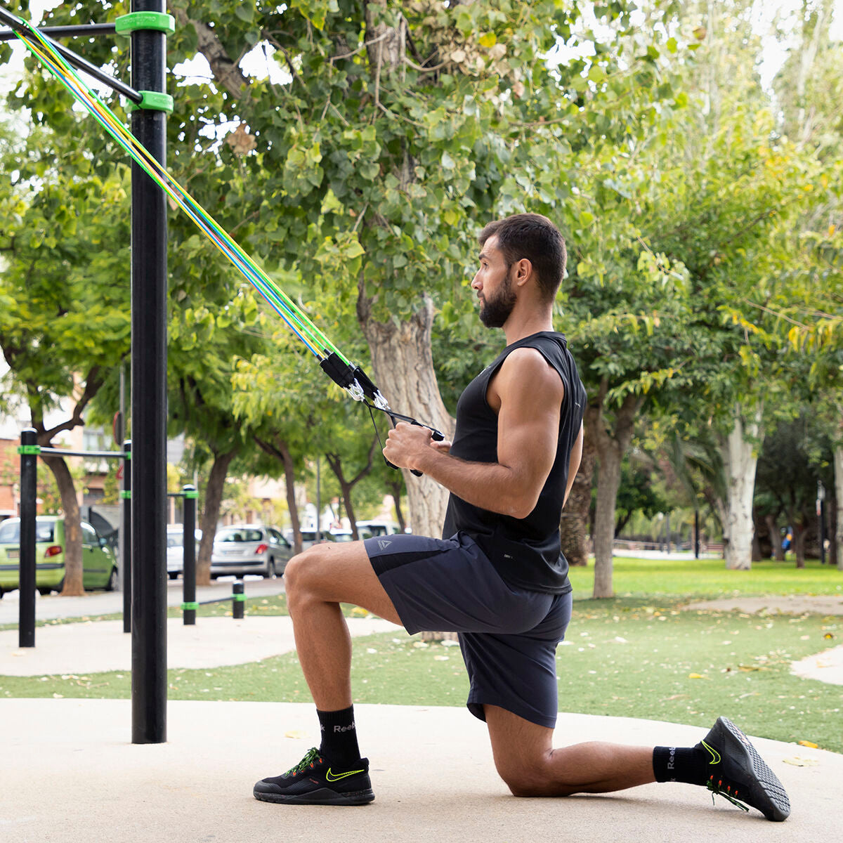 Resistance Bands Set 5 Levels with Accessories – Home Workout Fitness