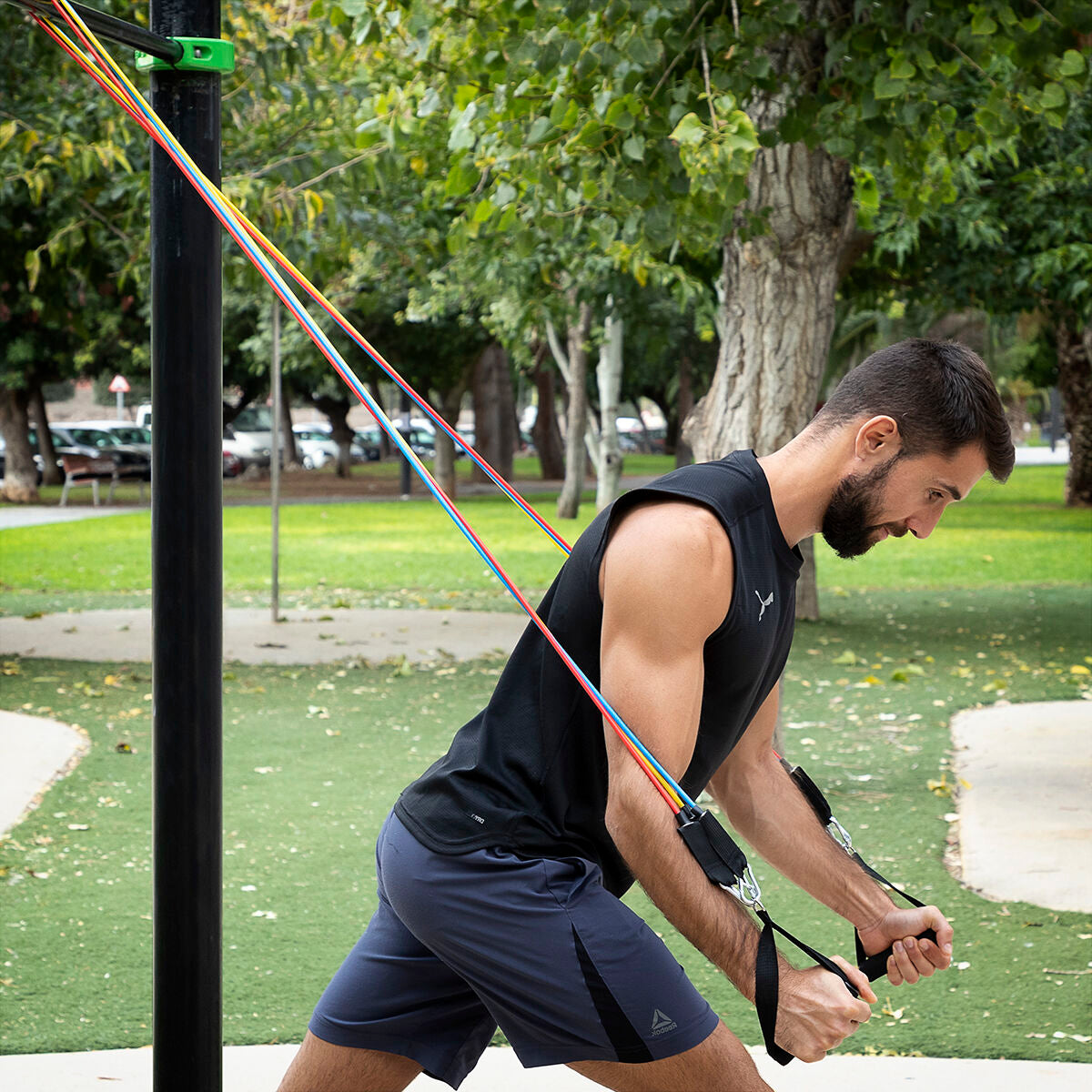 Resistance Bands Set 5 Levels with Accessories – Home Workout Fitness