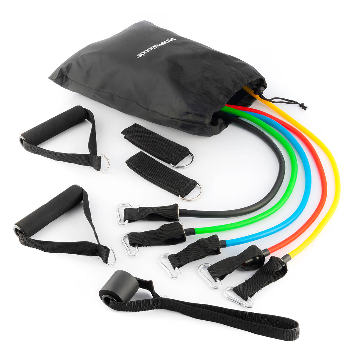 Resistance Bands Set 5 Levels with Accessories – Home Workout Fitness